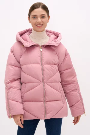 Куртка женская G082SZ0MS0GIGI-R розовая 36 U.S. POLO Assn.. Цвет: розовый