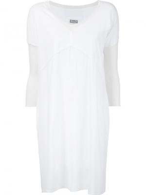 Короткое платье Kristensen Du Nord. Цвет: белый