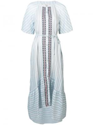 Расклешенное платье-рубашка Nefasi Lemlem