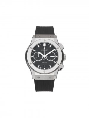Наручные часы Classic Fusion pre-owned 42 мм 2021-го года Hublot. Цвет: черный