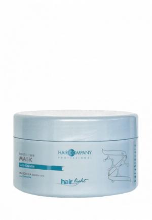Маска для волос Hair Company Professional Light Keratin Care. Цвет: голубой