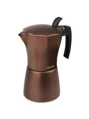 Гейзерная кофеварка 9 чашек Kortado Rondell 399-RDA. Цвет: бронзовый