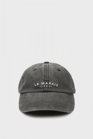 Выцветшая кепка Le Marais , антрацитовый серый Pull&Bear