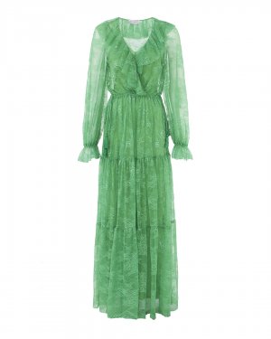 Платье ERMANNO FIRENZE. Цвет: зеленый