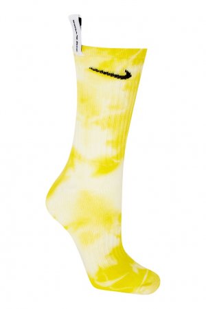 Желтые носки ZIQ & YONI. Цвет: желтый