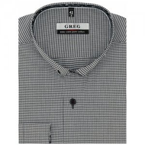 Рубашка , размер 174-184/40, серый GREG. Цвет: серый