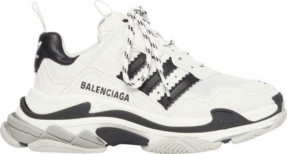 Кроссовки Adidas x Wmns Triple S Sneaker White, белый Balenciaga