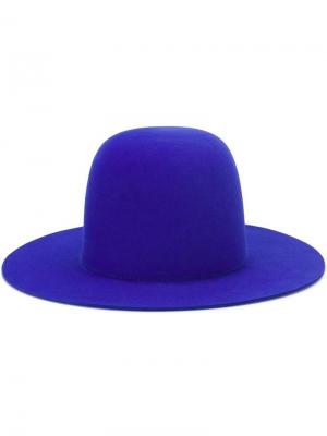 Фетровая шляпа-панама Études. Цвет: синий