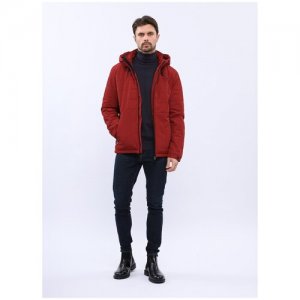 Куртка мужская утепленная 28, каляев, размер 48, красный КАЛЯЕВ. Цвет: красный