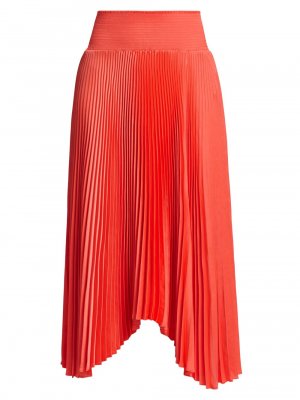 Плиссированная юбка-миди Sonali , коралловый A.L.C.