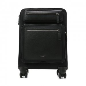 Комбинированный чемодан Giorgio Armani. Цвет: чёрный
