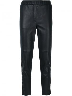 Укороченные брюки с эластичным поясом Outsource Images. Цвет: чёрный