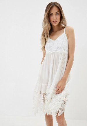 Платье пляжное Amarea. Цвет: белый