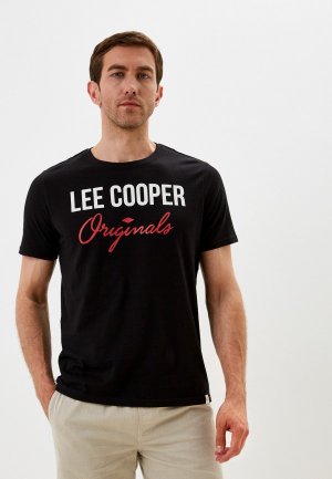 Футболка Lee Cooper. Цвет: черный