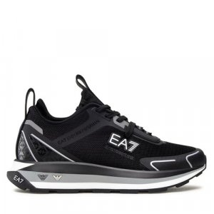 Кроссовки , размер 10.5, черный, белый EA7. Цвет: черный/белый