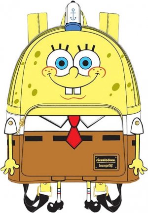 Мини-рюкзак из искусственной кожи SpongeBob SquarePants, желтый мульти Loungefly