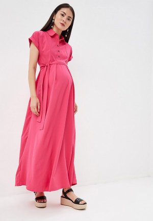 Платье I Love Mum Аламанни. Цвет: розовый