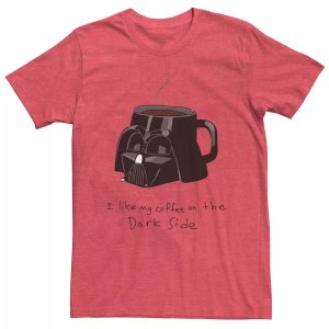Мужская кружка Дарт Вейдер, футболка I Like My Coffee On Dark Side Star Wars