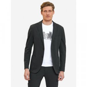 Пиджак , размер 56, серый KANZLER. Цвет: серый