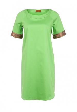 Платье Анна Чапман. Цвет: зеленый