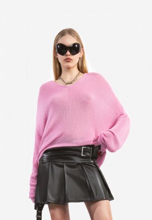 Пуловер You Wanna. Цвет: розовый