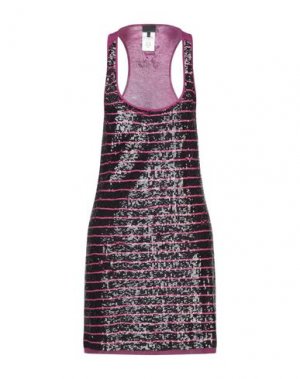 Короткое платье EXTE. Цвет: пурпурный
