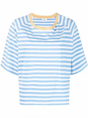 Loose striped T-shirt Closed. Цвет: синий