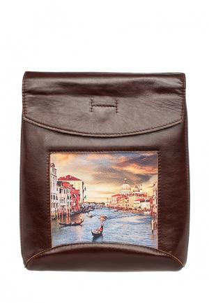 Рюкзак Eshemoda Венеция. Цвет: коричневый