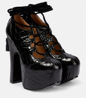 Кожаные туфли на платформе , черный Vivienne Westwood