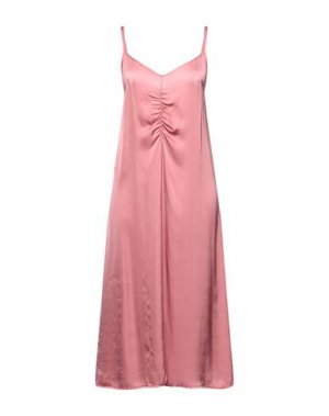 Платье миди DIXIE. Цвет: розовый