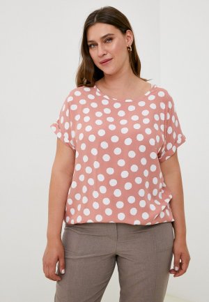 Блуза Стикомода. Цвет: розовый