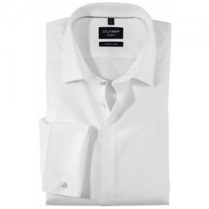 Рубашка , размер 45, белый OLYMP. Цвет: белый