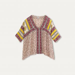 Блузка с короткими рукавами STELLA FOREST. Цвет: розовый