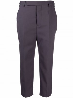 Укороченные брюки Rick Owens. Цвет: фиолетовый