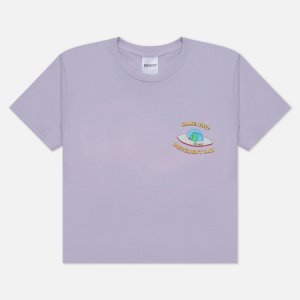 Женская футболка RIPNDIP Same Shit Different Day Baby. Цвет: фиолетовый