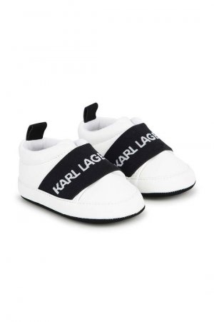 Кроссовки для новорожденных , белый Karl Lagerfeld