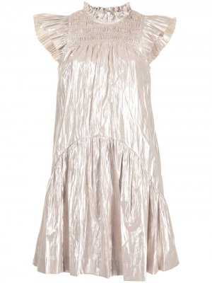 Платье Lumier с люрексом Sea. Цвет: нейтральные цвета