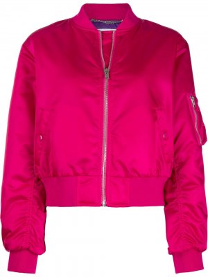 Куртка-бомбер на молнии Escada Sport. Цвет: розовый