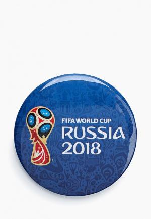 Значок 2018 FIFA World Cup Russia™. Цвет: синий