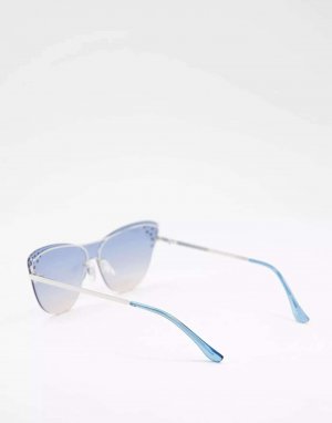 Синие женские солнцезащитные очки «кошачий глаз» Jeepers Peepers