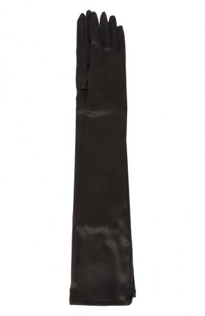 Шелковые перчатки Dolce & Gabbana. Цвет: чёрный