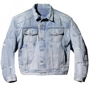 Джинсовая куртка Gap Engineered by Balenciaga Padded, синий Yeezy