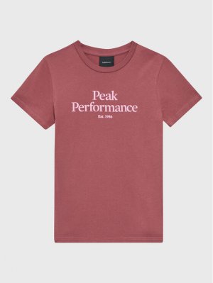 Футболка стандартного кроя, розовый Peak Performance