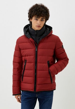 Куртка утепленная Urban Fashion for Men. Цвет: красный