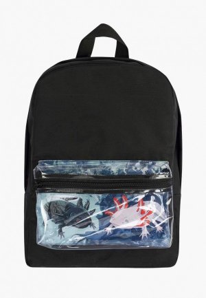 Рюкзак ORZ-design Аксолотли. Цвет: черный
