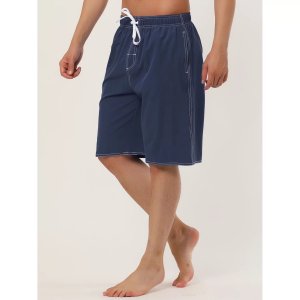 Мужские шорты, летние шорты для плавания с эластичной резинкой на талии, пляжные Lars Amadeus
