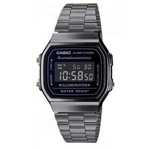 Наручные часы CASIO Vintage A168WGG-1B, серый, серебряный. Цвет: серый