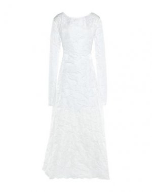 Длинное платье MARC POINT. Цвет: белый