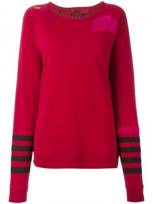 Multi print sweatshirt Freecity. Цвет: красный