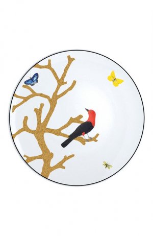 Тарелка для хлеба и масла Aux Oiseaux Bernardaud. Цвет: разноцветный
